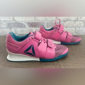 Reebok Womens Legacy Lifter Low-Top Weightlifting Shoes‎ Pink Size 11